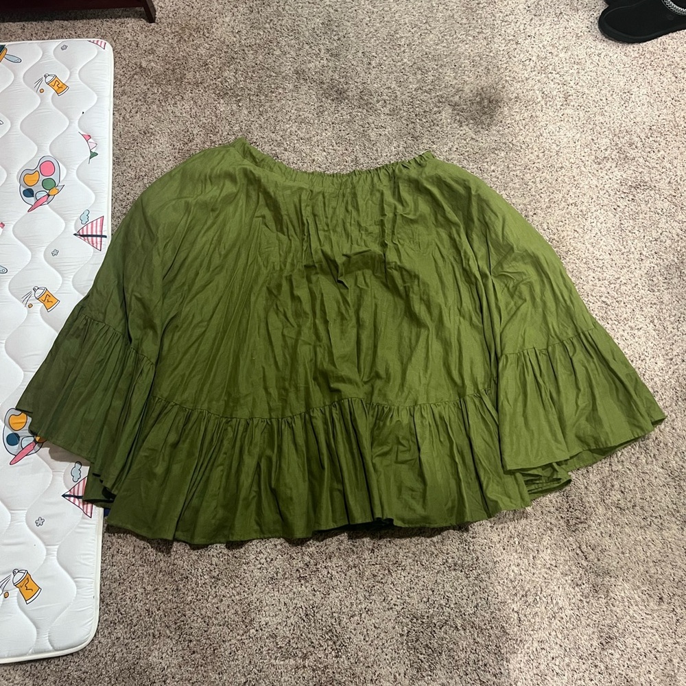 Olive Green Women's Skirt
